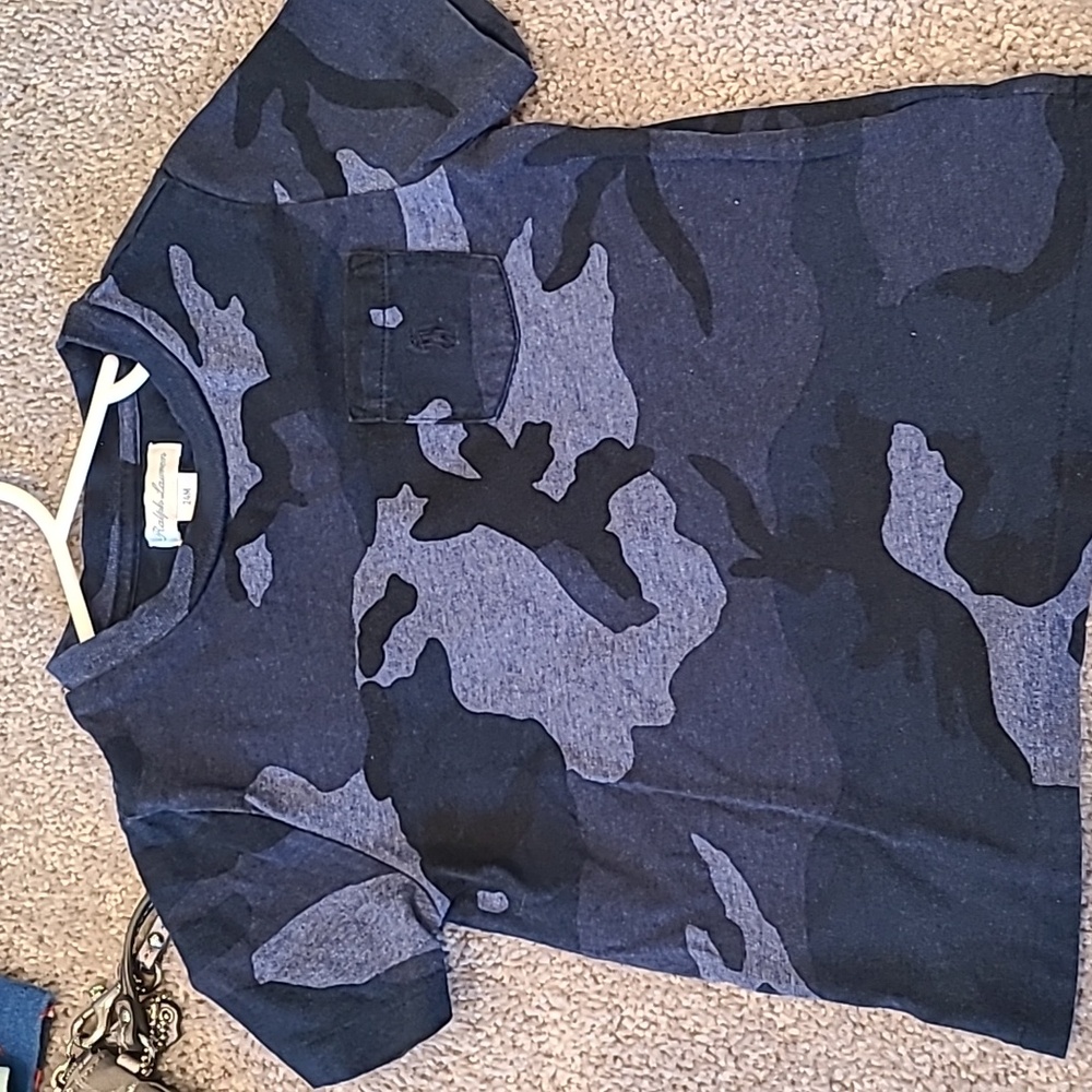 Blue camo 24 month toddler Ralph lauren shirt